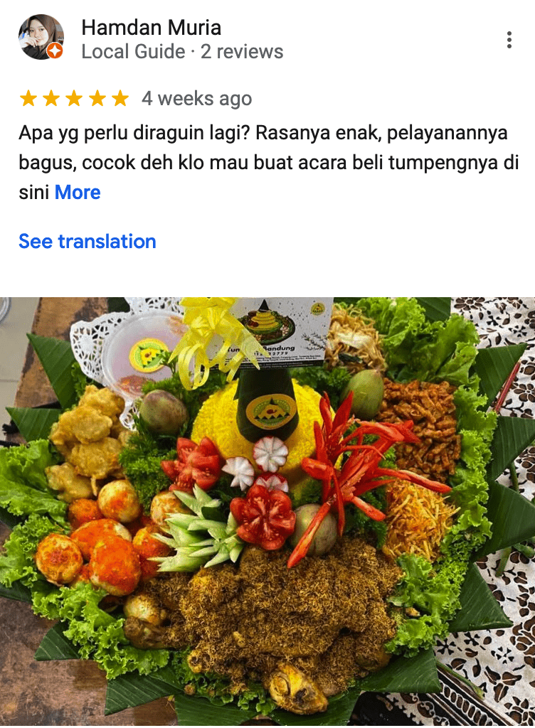 Review Tumpeng Bandung 5